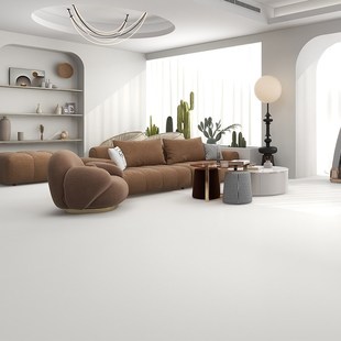 斯米天鹅绒肌肤釉柔光砖奶油白地板砖瓷砖客厅地砖墙砖