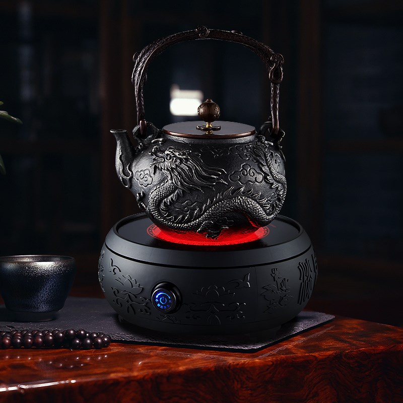 乐思电陶炉茶炉迷你挑壶煮茶炉小茶炉烧水泡茶炉铁壶茶炉