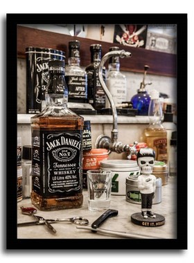 eho荷兰男士油头发型造型理发店挂画发廊装饰画美发店壁画