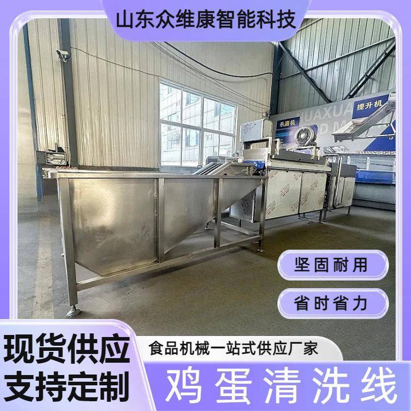 不锈钢洗蛋机养殖场大型蛋类清洗机无菌蛋清洗分拣一体机