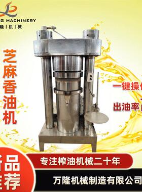 立式核桃芝麻香油机多功能葵花籽韩式液压榨油机商用榨芝麻香油机