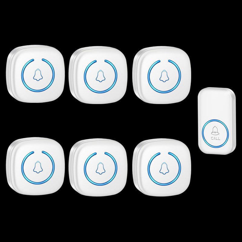 门铃无线家用超远距离一拖六电子门玲遥控智能老人病人呼叫器