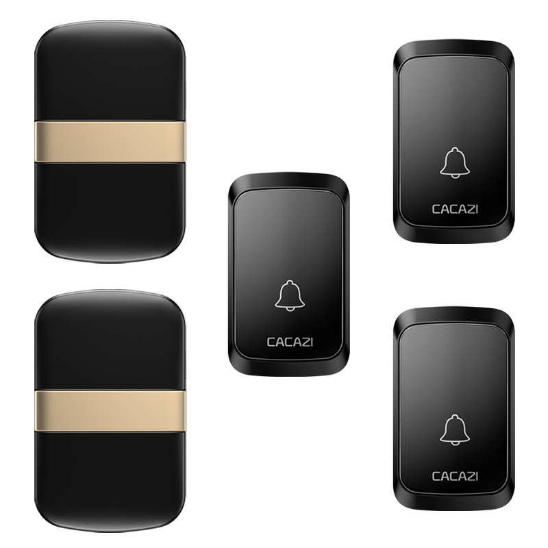 智能无线电门铃三拖二家用门铃远距离电子智能遥控门铃呼叫器