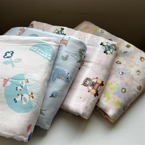 纯棉双层纱被套单人柔软细腻亲H肤150*200cm