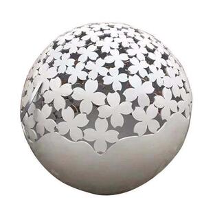 不锈钢月亮圆环摆件商业校区公园门头抽象雕塑户外景观园林装饰