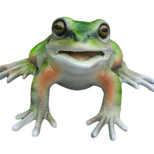 动物模型仿真青蛙电动牛蛙摆件商场户外引流美陈源头工厂手工制造
