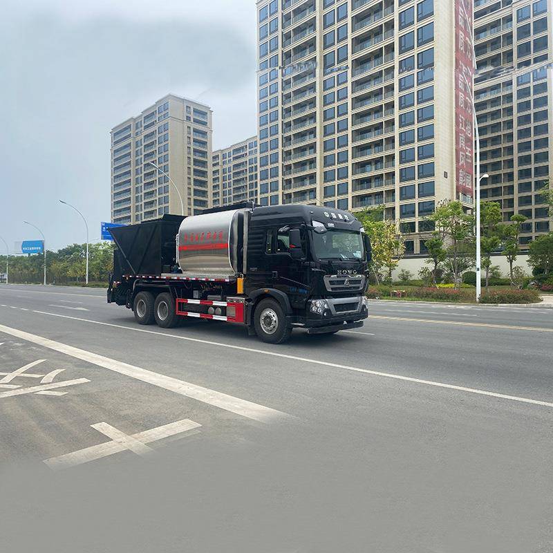 6*4同步碎石封层车独特导热油盘设计芯片密封卡车