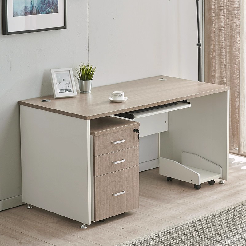 职员办公桌单人抽屉124米