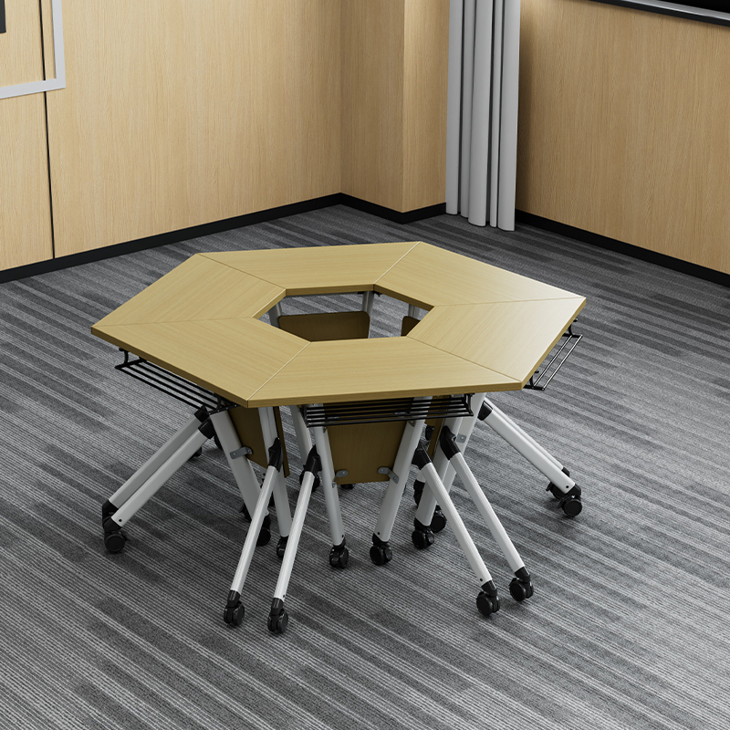 折叠可移动拼接多功能培训桌