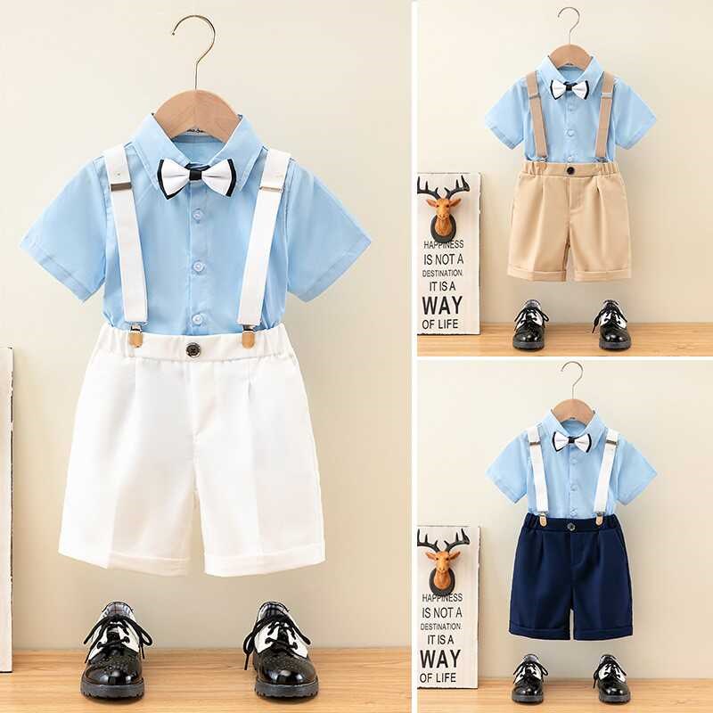 六一儿童节演出服幼儿园毕业典礼礼服男童夏季2024新款主持人服装