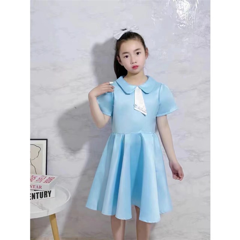 儿童合唱服装演出服男女童演讲礼服中小学生表演朗诵纱裙大合唱团