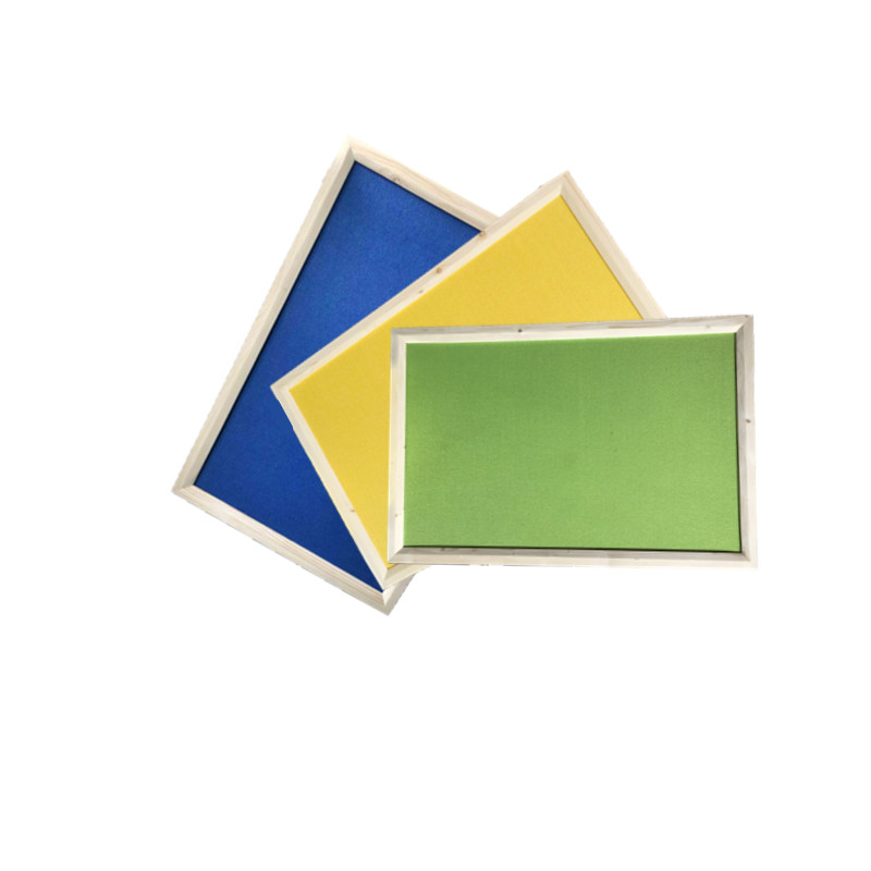 同源杰尺寸定制布面带框软木毛毡板 照片墙 留言板 展示水松木板