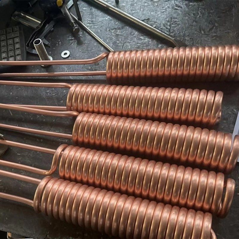 线圈定制6*1紫铜管弯管螺旋圈绕管弹簧铜管绕冷却管循环管流体管