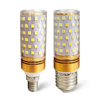 全光谱护眼玉米灯E27E14螺口高显无频闪三色变光家用led节能灯泡