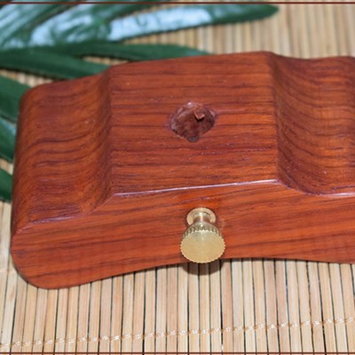 豫剧板胡托大包坐黑檀底托板胡包托板胡底座花梨木板胡小托小底坐