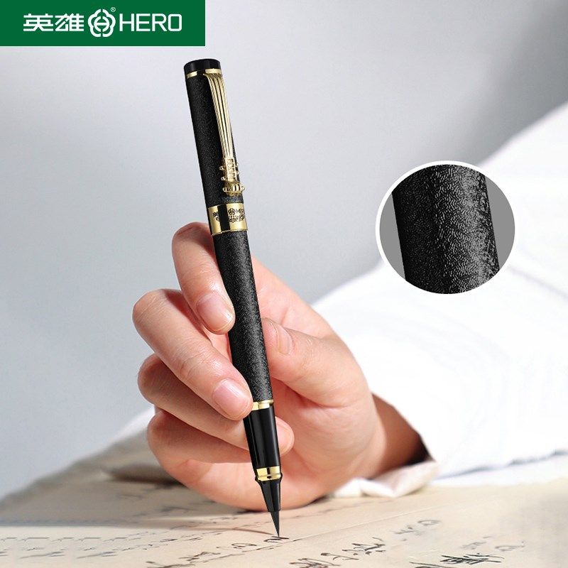 英雄钢笔式毛笔纯狼毫小楷初学者便携式毛笔软头抄经书法笔自来水,文具电教/文化用品/商务用品,秀丽笔/软笔/书法笔,淘宝优惠券,粉丝福利购,淘宝优惠卷