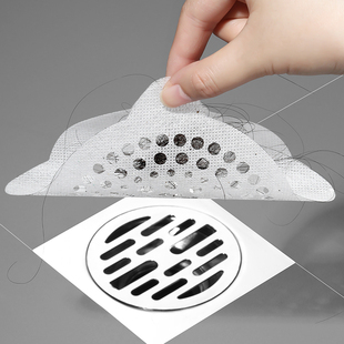 美曼一次性地漏滤网下水道过滤网防头发卫生间浴室淋浴房拦毛发贴