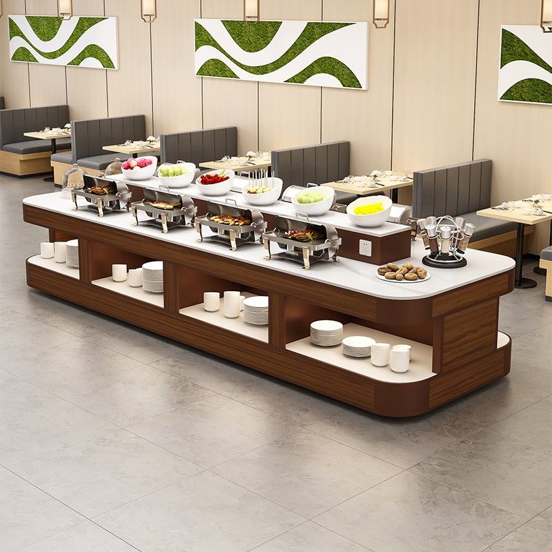 高档酒店单位食堂自助打餐台布菲台餐厅中岛自助餐台甜点水果摆台,商业/办公家具,调料台,淘宝优惠券,粉丝福利购,淘宝优惠卷