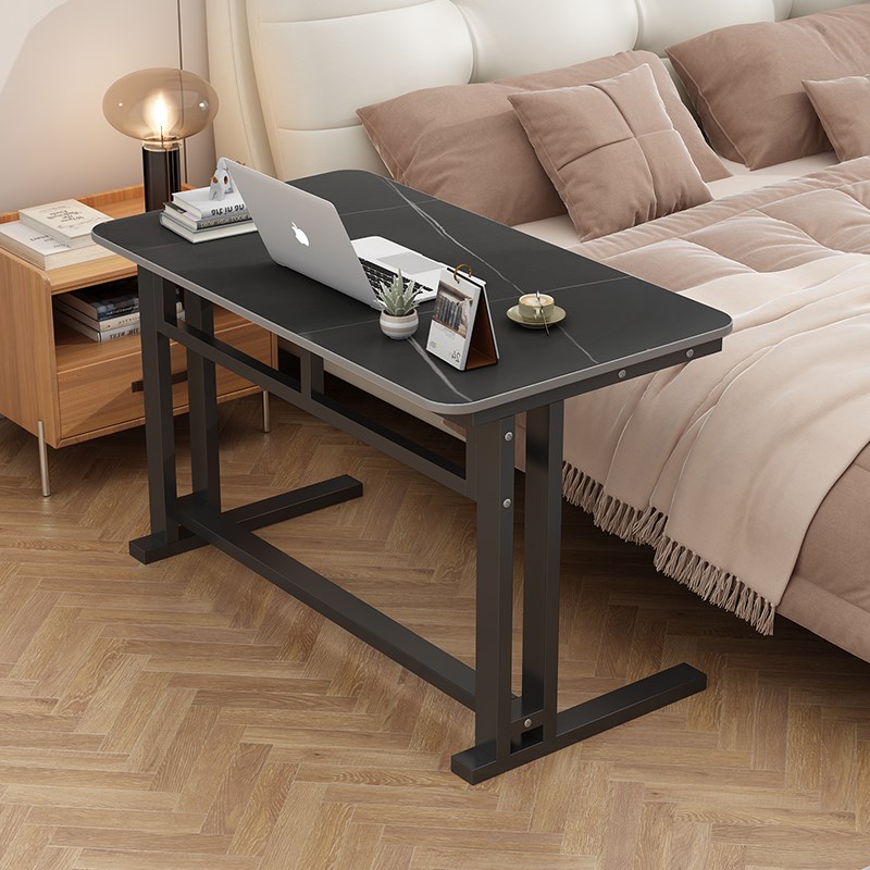 岩板床边桌可移动电脑桌小型桌子工作台卧室学生书桌简易学习桌