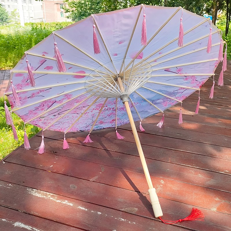 舞蹈伞古风伞流苏伞国风表演道具伞汉服伞旗袍走秀伞演出伞油纸伞