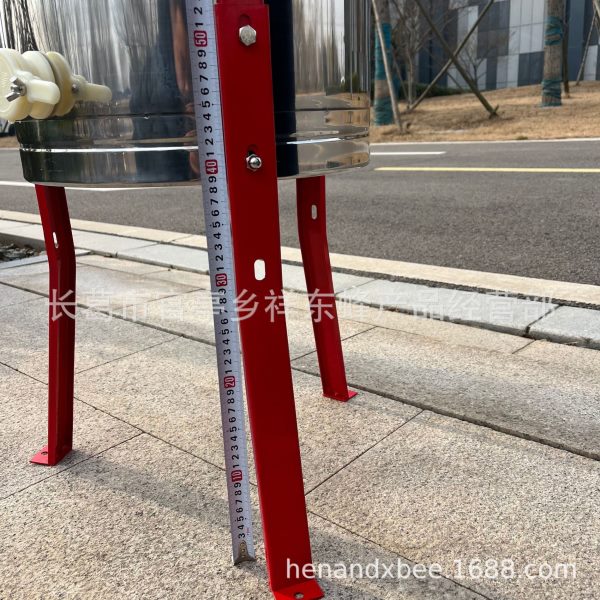 现货供应手动3框支架不锈钢摇蜜机带支架流蜜口两框摇蜜机封闭齿