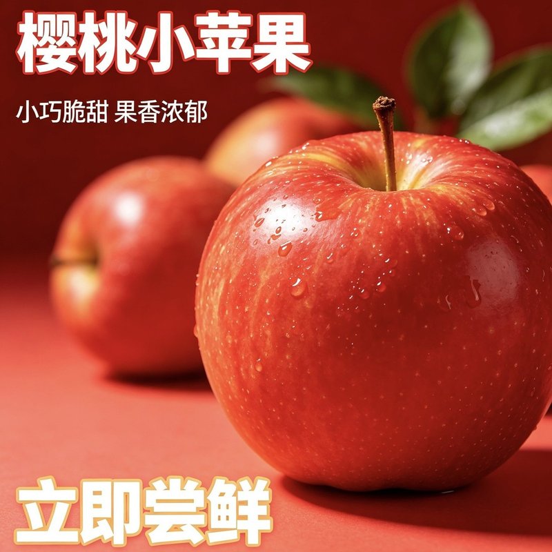 樱桃小苹果当季现摘现发昭通丑苹果