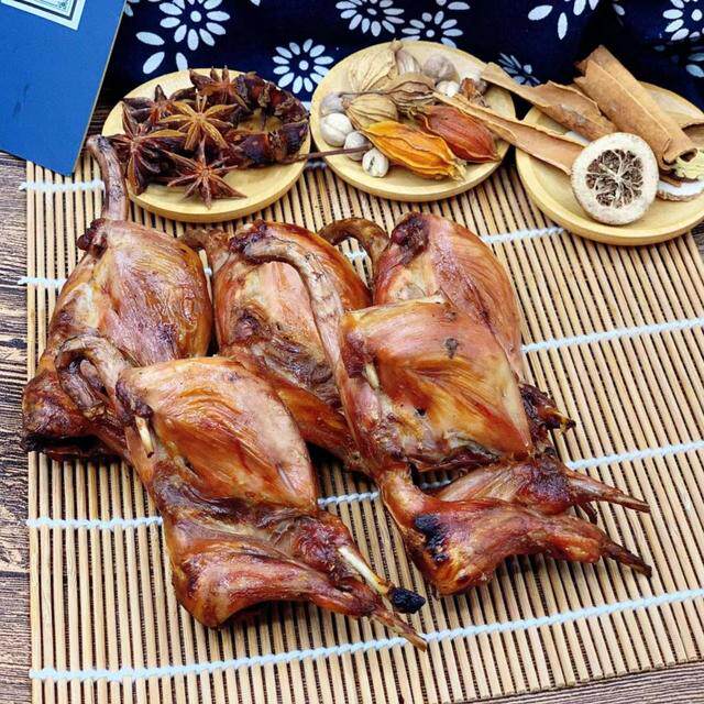 烧鹌鹑东北烤鹌鹑五香麻辣熟食熏卤下酒零食美味伊通特产40g/只