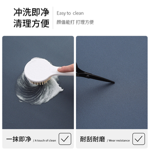 家用吸水吸油防滑厨房地垫软简约风硅藻泥水洗机洗地毯可定制裁剪