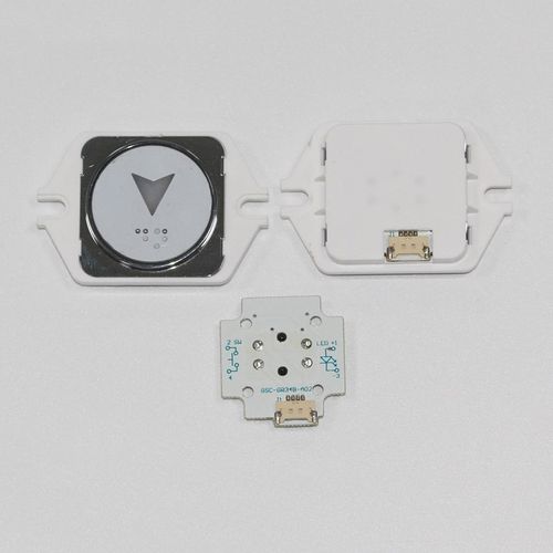 奥立达电梯曼隆默纳克系统外呼按钮XHB/GSC-GR34B-A02星标1
