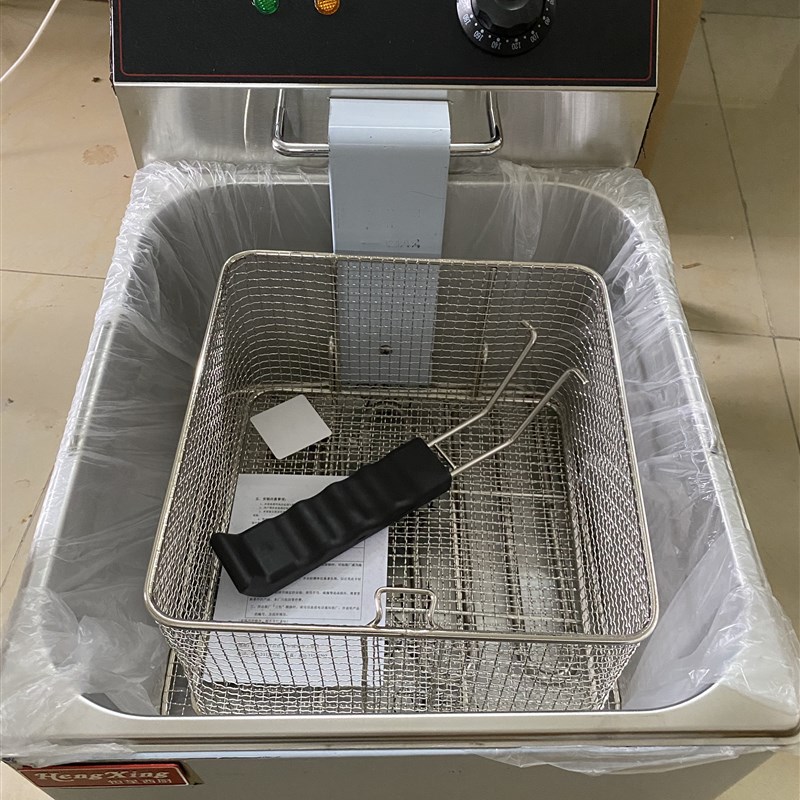 恒星西厨HX-11L台式单缸单筛电炸炉油炸锅炸串薯条机炸鸡炉商用
