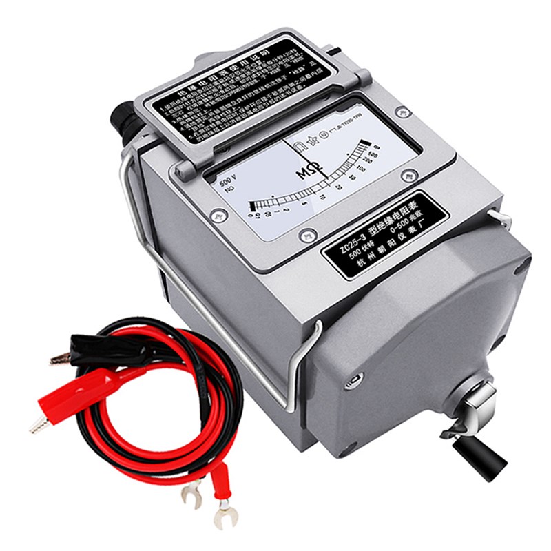 兆欧表0/1000/00v电工手摇表电流绝缘接地电阻专用测试仪ZC