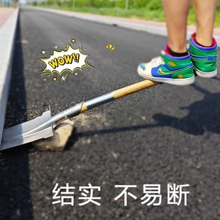 铁锹木把铲子把铁锨实木把手小铲把分体青冈木锹把