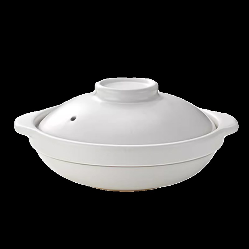 电磁炉砂锅专用商用白色火锅煲黑晶炉瓦斯炉耐高温两用陶瓷小沙锅