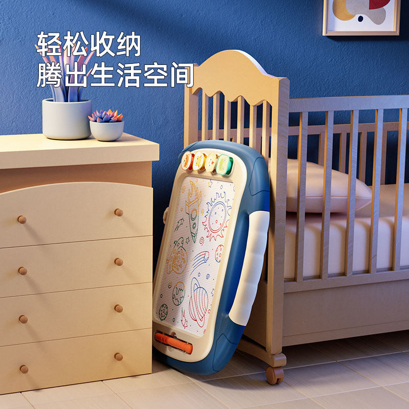 儿童画画板小孩家用婴幼儿磁性宝宝涂鸦磁力绘画写字板消除擦