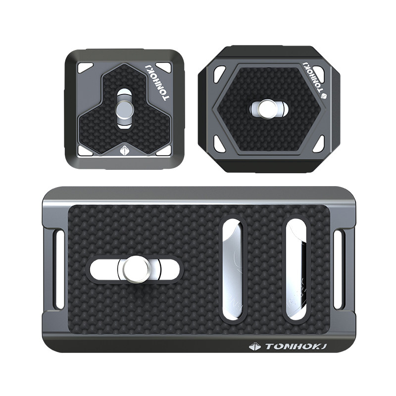 阿卡通用单反相摄影云台三脚架转换夹座 快装板背带夹