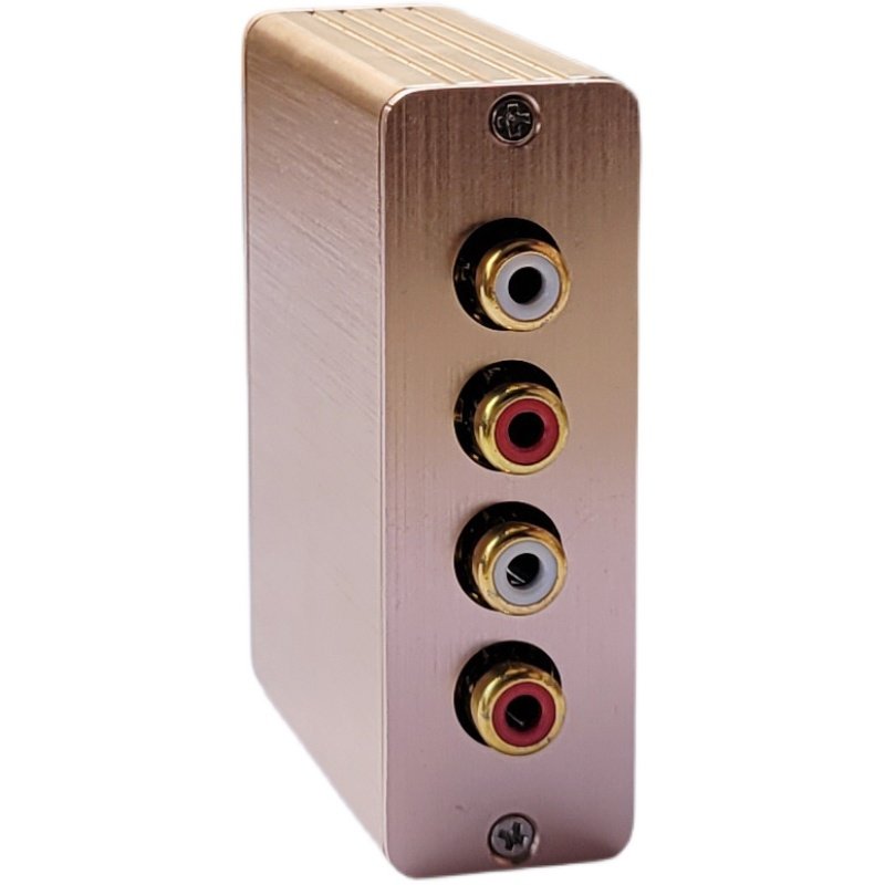 功放立体声高保真音频切换器二进一出电脑音响信号分配切换抗干扰