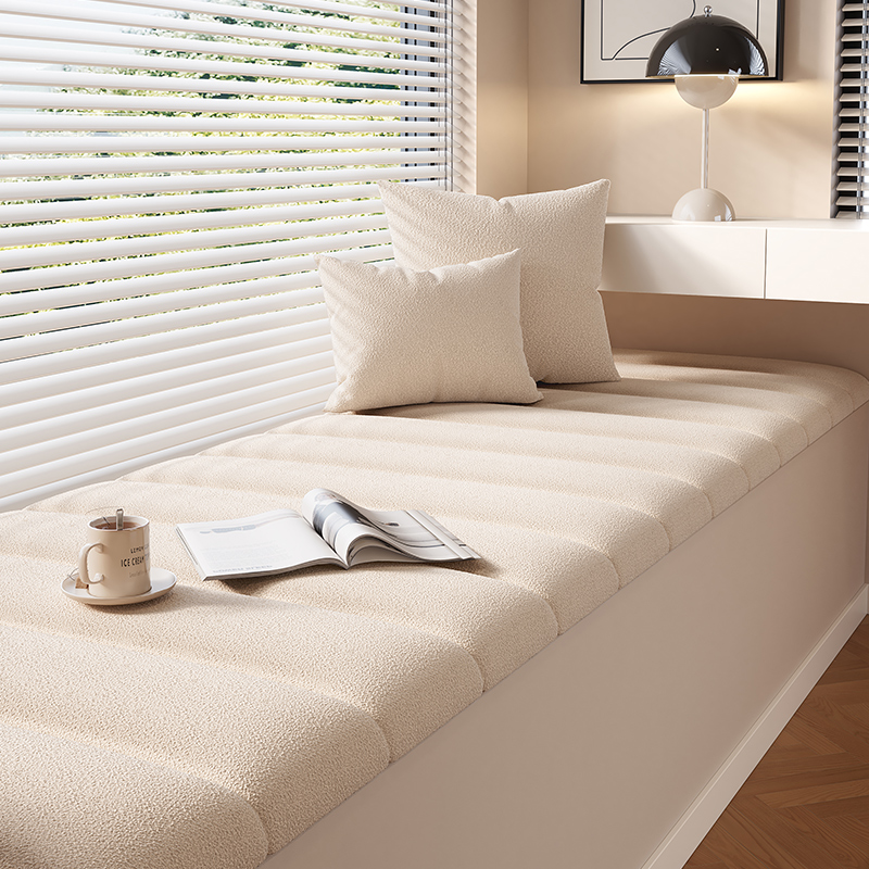 【升级可拆洗】泰迪绒椰棕乳胶飘窗垫四季通用2023新款窗台垫防水