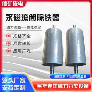除铁设备全磁磁棒吸铁器 输送带永磁滚筒强磁除铁器永磁磁选机干式