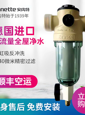 伟星德国进口安内特前置过滤器反冲洗家用自来水全屋净水器滤水器