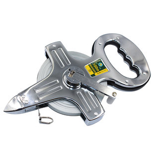 卷尺 钢架尺30米50米q100米手提式大架钢尺建筑工程尺量地米尺软