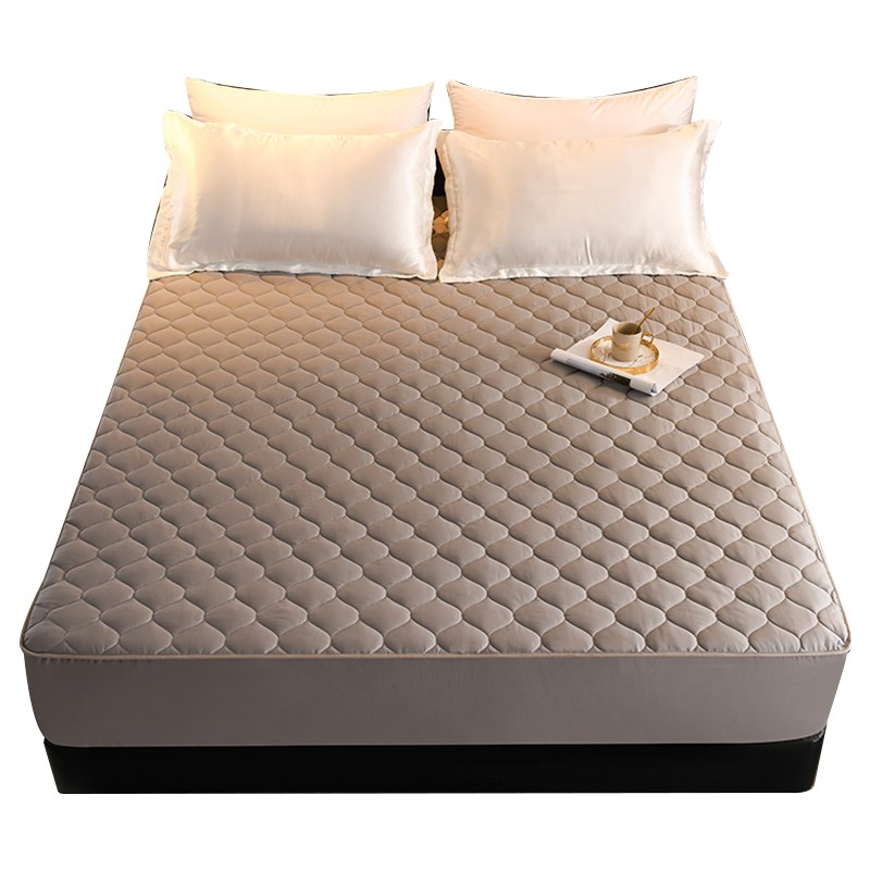 高端100支纯棉夹棉床笠单件双面加厚全棉床罩床垫保护罩防尘床套