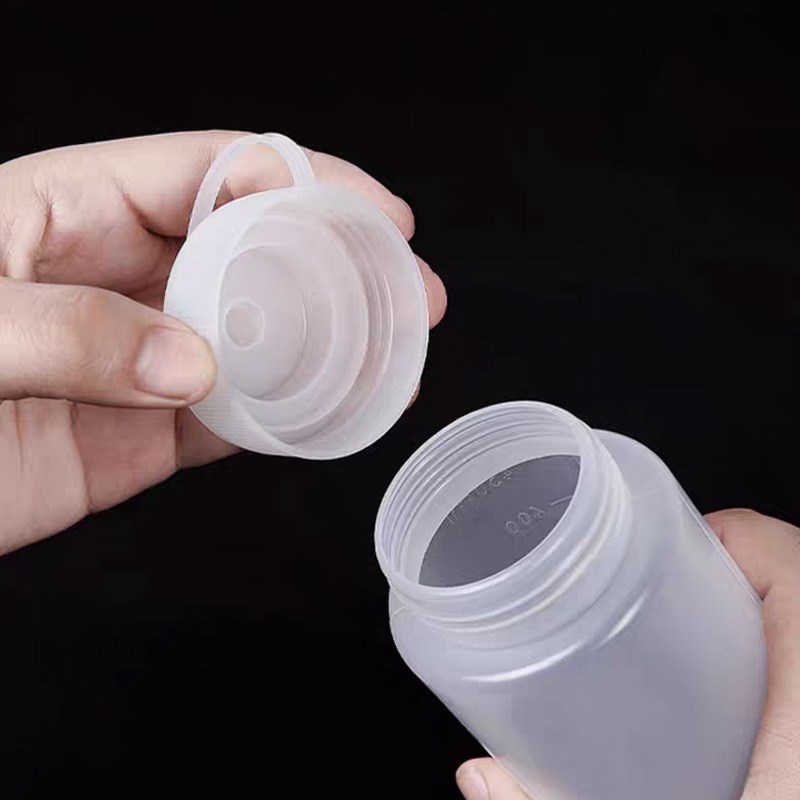 木工工具白乳胶挤胶瓶透明大口大容量涂胶木工胶打胶PE柔软塑料瓶图片
