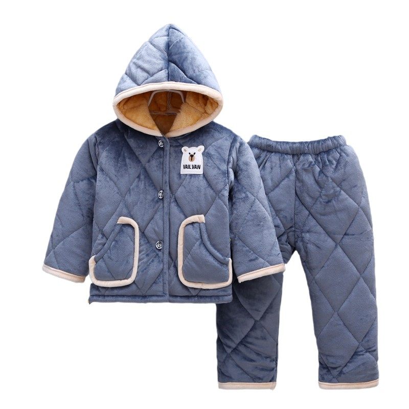 儿童睡衣冬季三层夹棉加厚款男女孩中大童珊瑚绒棉服法兰绒家居服,童装/婴儿装/亲子装,家居服套装,淘宝优惠券,粉丝福利购,淘宝优惠卷