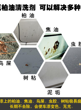 荣耀柏油清洁剂沥青清洗剂白色汽车用除胶去胶去污洗车液