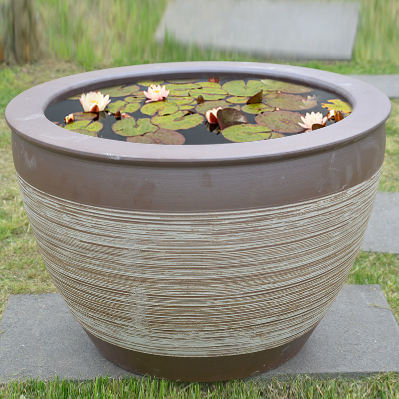 景德镇鱼缸特大号客厅陶瓷养乌龟缸睡碗莲荷花缸庭院家用老式水缸,宠物/宠物食品及用品,桌面缸,淘宝优惠券,粉丝福利购,淘宝优惠卷