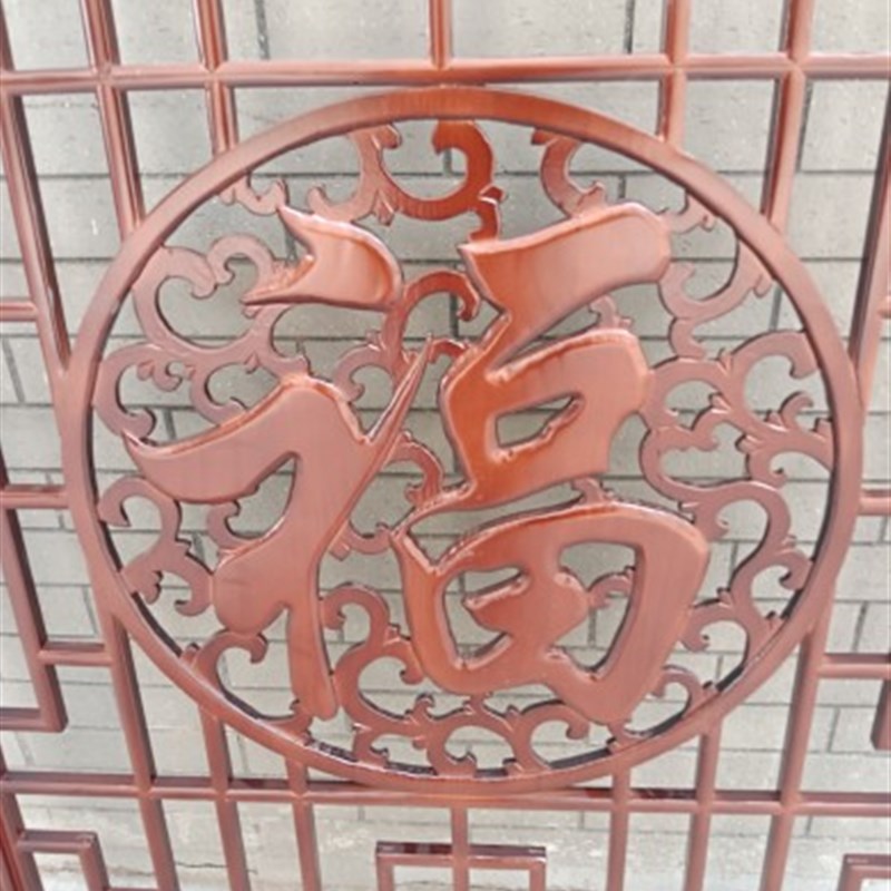 定制做电视背景墙屏风隔断仿古门窗花格客厅吊顶镂空花板挂落玄关