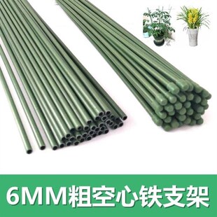 实心铁丝包塑花杆凤尾竹支架金钱树盆栽绣球扶正支撑棍花盆插杆