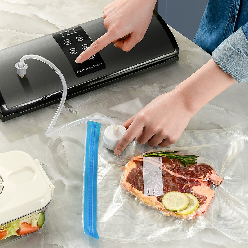 抽真空封口机家用小型食品包装机压缩塑封机全自动保鲜密封机商用