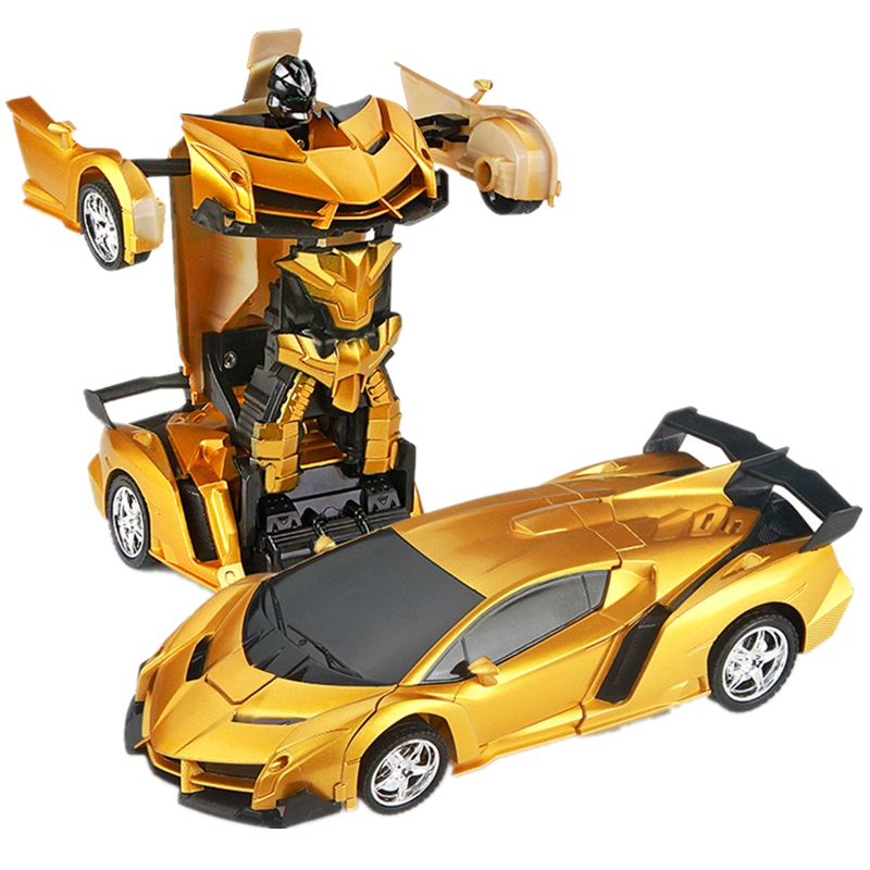 问陆变形遥控汽车可充电动赛车金刚机器人儿童男孩女孩遥控车