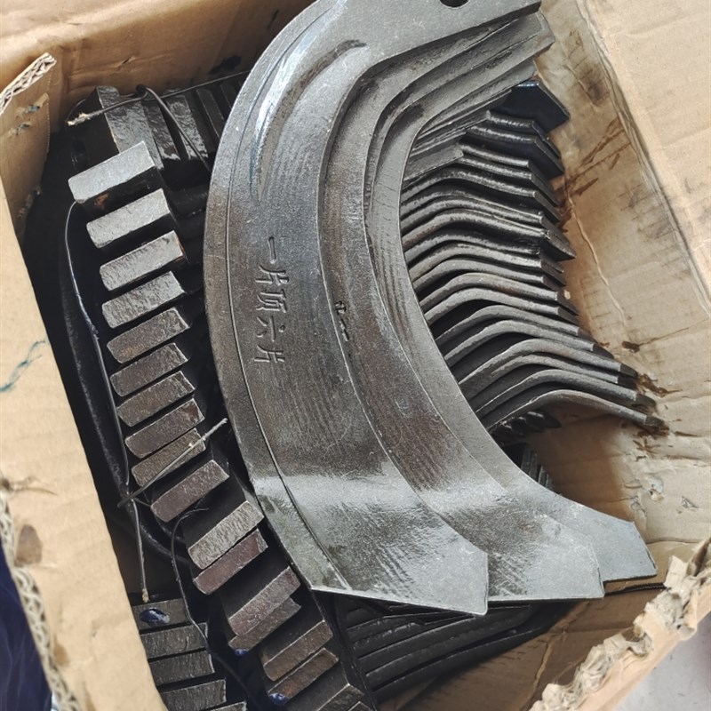 旋耕机刀片225/245/265型双面加强筋激光合金耐磨刀耙齿农机配件